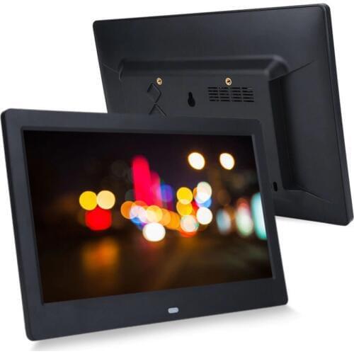 Digital Photo Frame 10inch HD TFT-LCD 1024*600 Digital Photo Frame Alarm Clock MP3 MP4 Movie Player