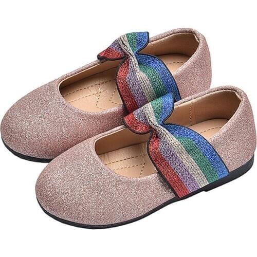 Kids Flat Shoes Girls Fashion Princess Shoes Ballerina Slip-on Little Girls/big Kid Lightweight Wedding Party Dress Shoes