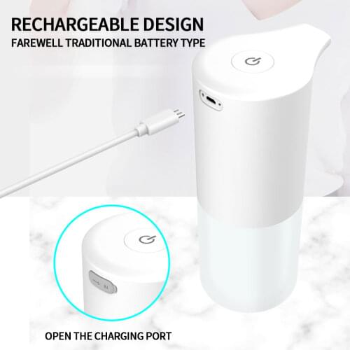 Soap Dispenser Touchless Automatic Hand Washer Infrared Sensor Rechargeable Foaming Device Smart Foam Soap Dispenser