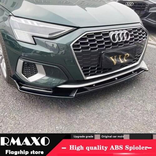 For Audi A3 Front shovel Body kit spoiler 2021-2022 For Audi A3 ABS Rear lip spoiler front Bumper Diffuser Bumpers Protector