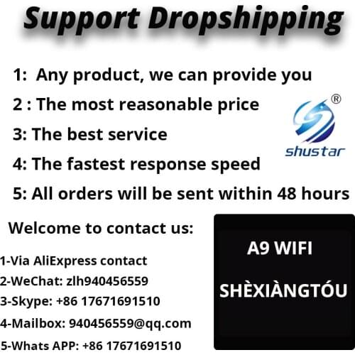 FOR Dropshipping .Welcome private letter cooperation. Best Price-Mayra Siqueira Felix-A9 Wifi she xiang tou