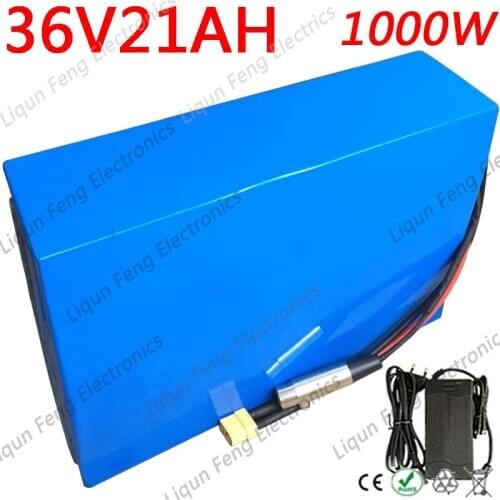 36V Battery Pack 36V 8Ah 10Ah 12Ah 13Ah 15Ah 18Ah 20Ah 25Ah Electric Bike Lithium Battery For 36V 1000W 500W Motor Free Duty