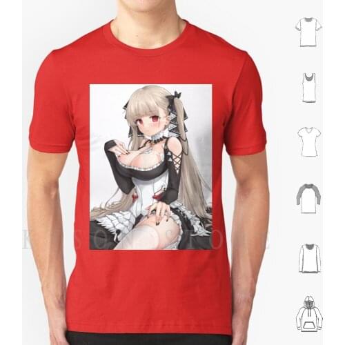 Formidable Fan Art T Shirt Men Cotton Azur Lane Anime Azur Lane Atago Manga Akagi Enterprise Waifu Azur Lane
