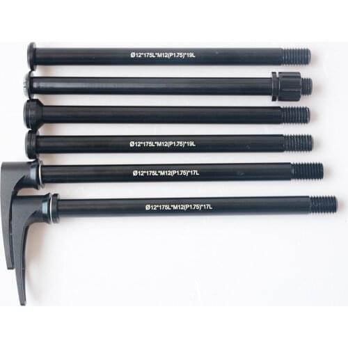 Bicycle Aluminum Alloy Bucket Shaft Quick Release Lever Road mountain bike front rear Flower Drum Barrel Shaft 12mm*153/156/158m