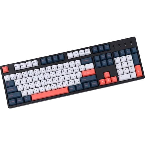 130 Key PC Gaming Mechanical Keyboard Keycaps, PBT Keycaps, for Laptop Desktop Computer, Waterproof Supplies Japanese version