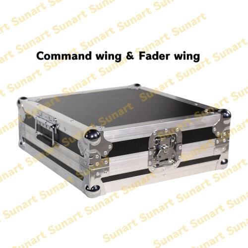 Free Shipping MA Fader And Command Wing Stage Effect Light Controller Console With Flight Case For DJ Disco