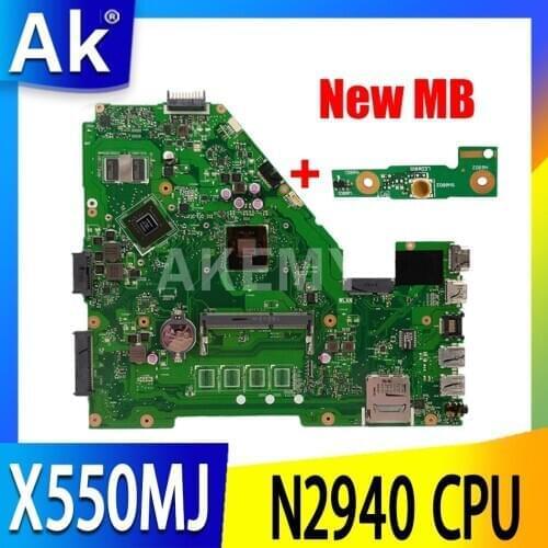 X550MJ motherboard For Asus X550MJ N2940CPU GPU/1G Laptop motherboard X550M X550MD X552M Notebook mainboard fully tested OK