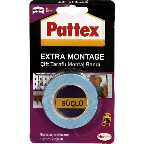 Henkel Pattex-Extra Assembly Repair Tape 19mm x 1.50m