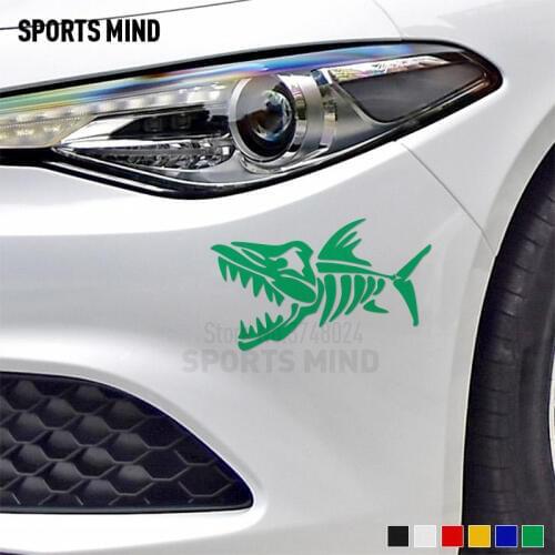 Customizable Sports Mind starving fish Automobiles Car Sticker Decal For bmw Honda vw volkswagen nissan opel peugeot accessories