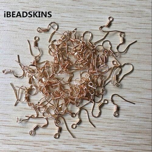 New arrival! (choose color) 15mm 500pcs/lot Copper Silver or gold Plated Earring Hooks, Ear Hooks (As shown)