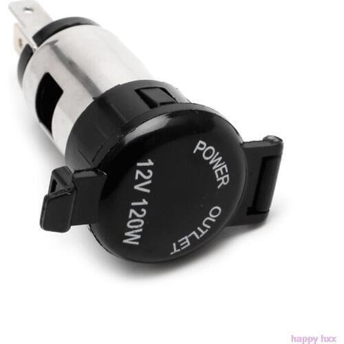 New Waterproof 12-24V Cigarette Lighter Socket Power Plug Outlet Parts For Car Truck