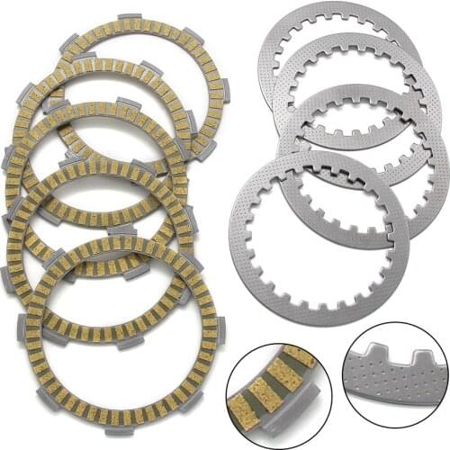 Clutch Friction Disc Plate Kit For Honda CR80 CR85R CR85RB CB100 CB100N CB125 S/J CB125 T/T2 CLR125 City Fly Clutchs Platees
