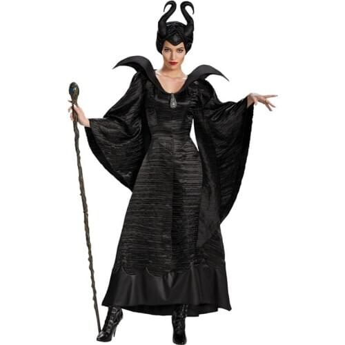 Horrible Halloween Death Witch Dress Purim Festival Adult Kid Devil Ghost Demon Vampire Costume Wicked Ball Trick Scary Costume