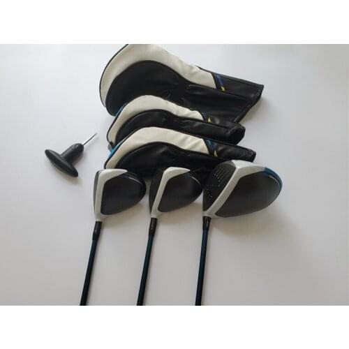 VICKY G GOLF CLUBS 3PCS Max 2 WOOD SET Max2 GOLF WOODS DRIVER + #3/#5 FAIRWAY WOODS R/S/SR FLEX GRAPHITE SHAFT WITH HEAD COVER