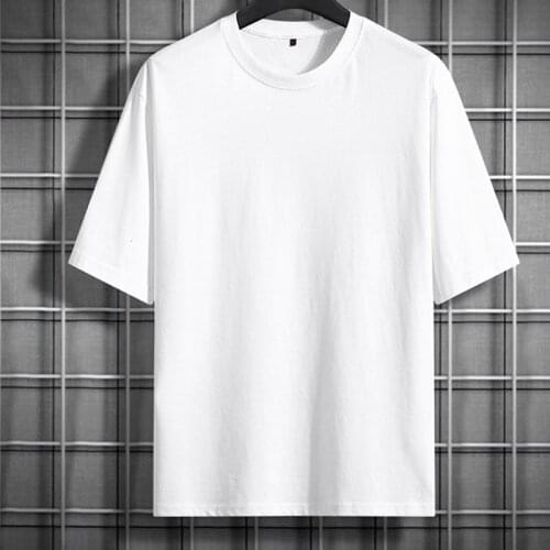 2021 Summer New Casual Women T-Shirt Solid Color O-Neck Short Sleeve High Quality Loose Vacation Fashion Women Tops