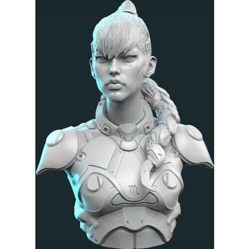 1/10 BUST Resin Figure Model Kit Unassambled Unpainted//BUST424(about 8 cm)