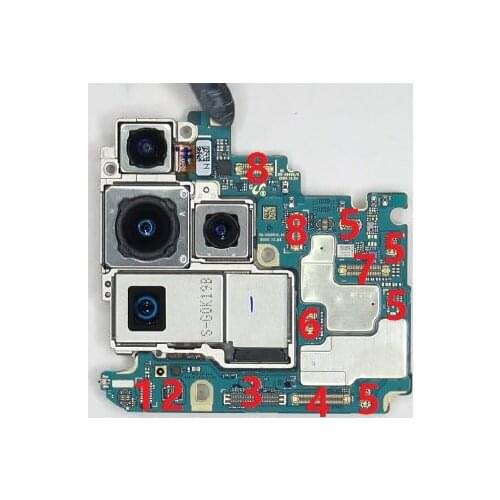 10PCS, Original for Samsung S21 Ultra G9986 G998B Battery LCD Display USB Charger Charging WiFi Antenna FPC Connector on Board