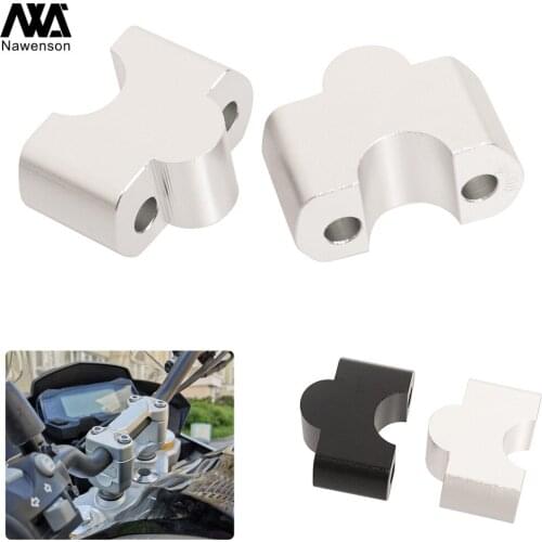 For G310R G 310R 2017-2018 2 pieces Aluminum Motorcycle Handlebar Riser Extension Mount Clamp Support Kit for G310GS 2017-2018
