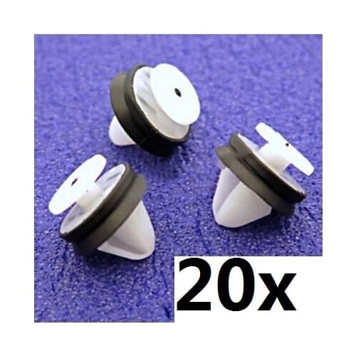 20x For Citroen Door Card, Trim Panel & Pillar Clips with rubber seal- 6991.Y8