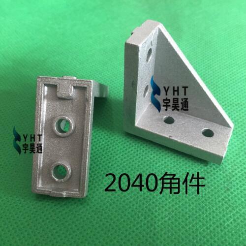 50pcs Corner Fitting Angle 20x20 20X40 2040 Decorative Brackets Aluminum Profile Accessories L Connector Fasten connector