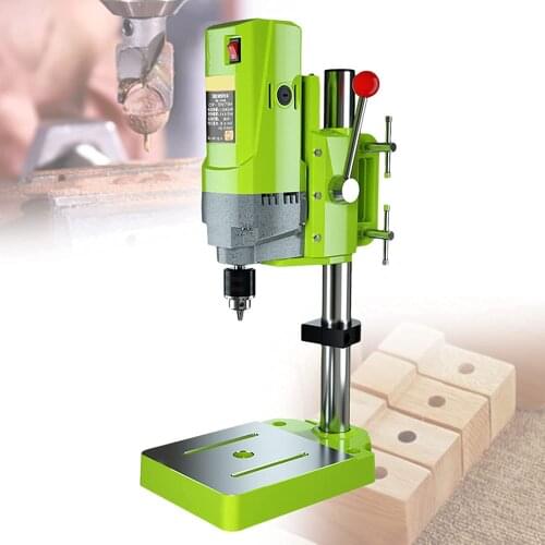 710W 220V Bench Drill Stand Mini Electric Desktop Drilling Machine 5-Speed Adjustable 0-2800r/min For Woodworking DIY Power Tool