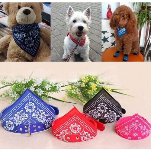 Pet Accessories Adjustable Pet Dog Cat Puppies Collars Scarf Neckerchief Necklace Dog Supplies