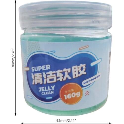 A0NE Car Cleaning Glue Slime Cup Holders Sticky Jelly Gel Compound Dust Wiper Cleaner