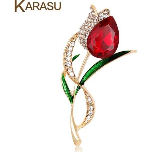 Shiny Floral Women Brooches Insect Drop Oil Brooch Pins Fashion Jewelry for Women Wedding Jewelry