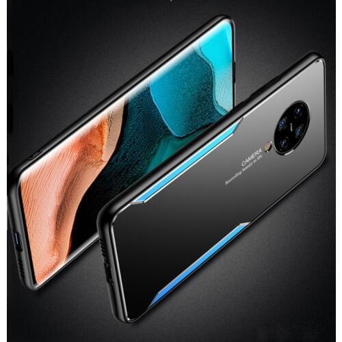 For Xiaomi poco f2 pro Case Luxury Hard Metal Aluminum Silicone Protective Bumper Phone Case for Pocophone f2 pro Cover