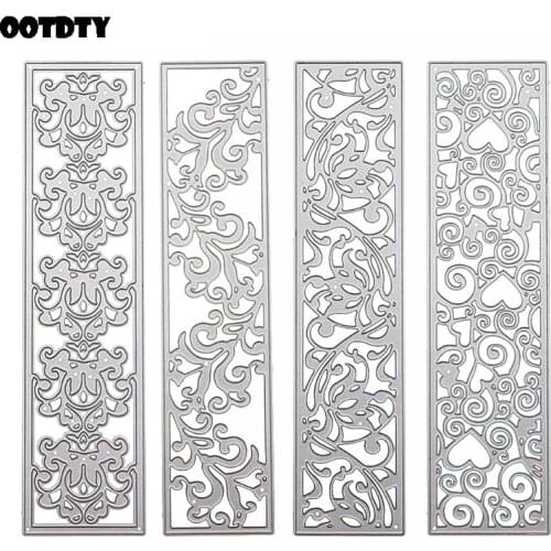 Flower Lace Metal Cutting Dies Stencil Scrapbooking DIY Album Stamp Paper Card Embossing Decor Craft New Die For 2020