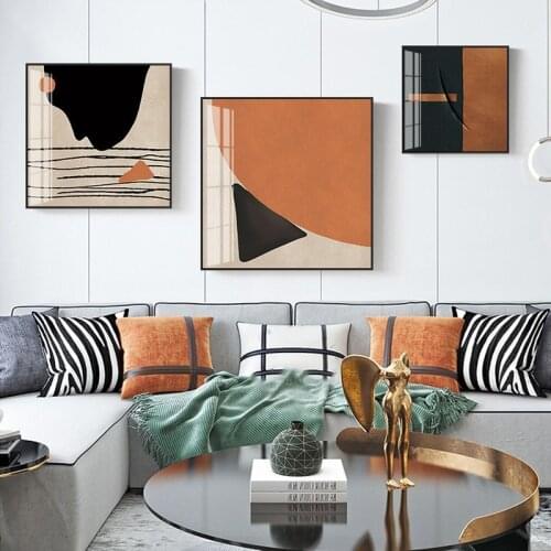 Nordic Living Room Sofa Background Poster Home Decoration Modern Minimalist Abstract Porch Staircase Printing Hanging Painting