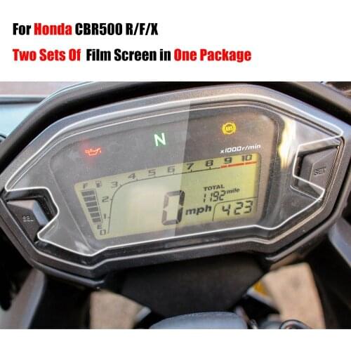 2pcs/set Wear-resistant CBR500X CBR500R CBR500F HD Hydrogel Anti-scratch Protective Meter Film