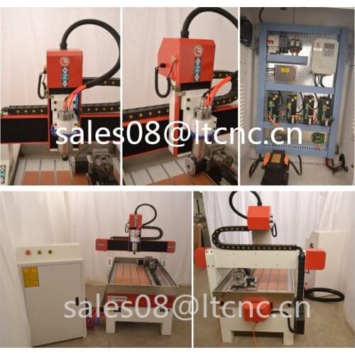 Mach3 cnc machine advertising cnc router small machine 60*90cm for brass/iron/wood