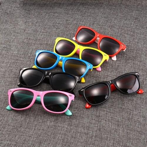 Fashion Kids Sunglasses Children Polarized Sun Glasses Boys Girls Glasses Silicone Safety Baby Shades UV400 Eyewear