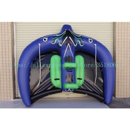 PVC inflatable water dragging game devil flying fish boat