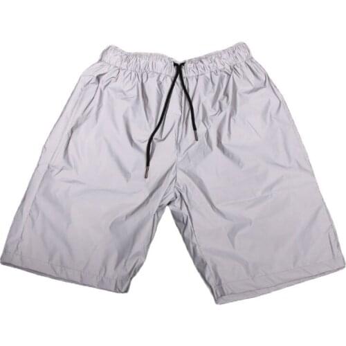 Night Light Reflective Shorts Men Women All Reflective Summer Fashion Shorts Hip Hop Shiny Blink Short Pants For Couples