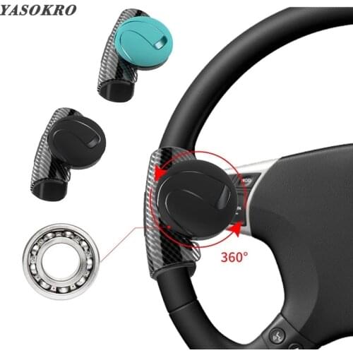 360° Silicone Car Steering Wheel Spinner Knob Power Handle Ball Hand Control Ball Booster Car Grip Knob Auto Spinner Knob