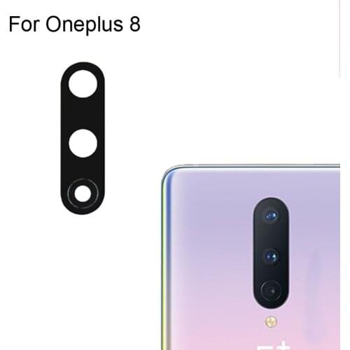High quality For Oneplus 8 Back Rear Camera Glass Lens test good For One plus 8 Replacement Parts For Oneplus8