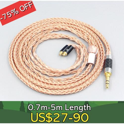 XLR 2.5mm Balanced 16 Core 99% 7N OCC Earphone Cable For AKG N5005 N30 N40 MMCX Sennheiser IE300 IE900 LN007691