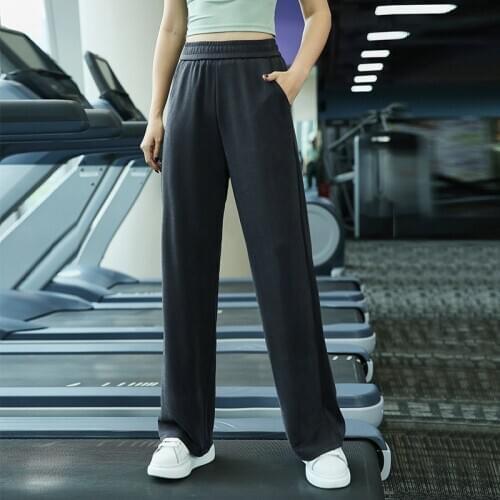 Plus Size Women Sweatpant Autumn Winter Wide Leg Loose Sport Pant Running Jogger Fitness Gym Workout Casual Pant Sportswear 4XL