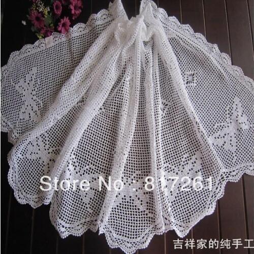 2014 new ZAKKA cotton croche butterfly flowers sofa cover backrest towel for home decoration cutout cotton knitted sofa overlay