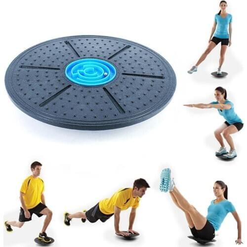 360 Degree Fitness Balance Board Gym Waist Twisting Exerciser Rotatable Massage Disc Round Plates Board Yoga Exercise Physical