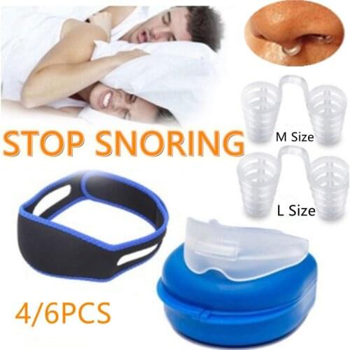 4/6PCS/Set Snoring Solution Anti Snoring Devices Snore Stopper Nose Vents Nasal Dilators For Better Sleep Sleeping Aid Tool