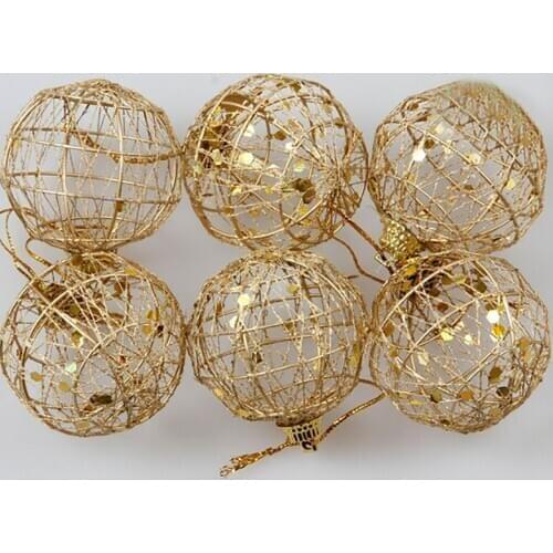 6pcs Christmas Tree Ball Baubles Hanging Party Ornament Decoration Home Decoration