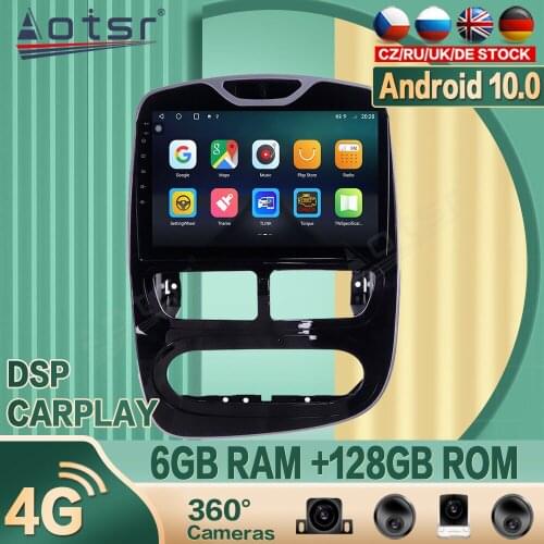 For Renault Clio 2013-2015 Android Car radio Player Vide GPS Navigation 360 camera Auto Stereo Multimedia Video carplay 4G SIM