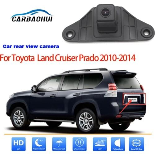 Car Reverse Backup Camera For Toyota Land Cruiser Prado 2010 2011 2012 2013 2014 waterproof Rear View Camera high quality RCA