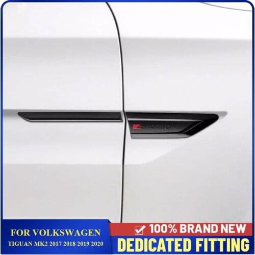 Car Original Side Wing Fender Door Emblem Badge Cover Stickers For Volkswagen Tiguan MK2 2017 2018 2019 2020