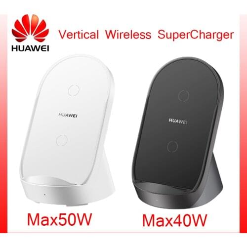 Huawei Super Fast Charge (Max 50W/40W) Vertical Wireless Charger Standard Qi Protocol For Huawei Mate 40Pro Mate 30 P40 Charger