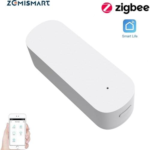 Zemismart Zigbee Wireless Smart Vibration Sensor Security Protection Real-Time Alarm SmartLife SmartThing Control Home Detection