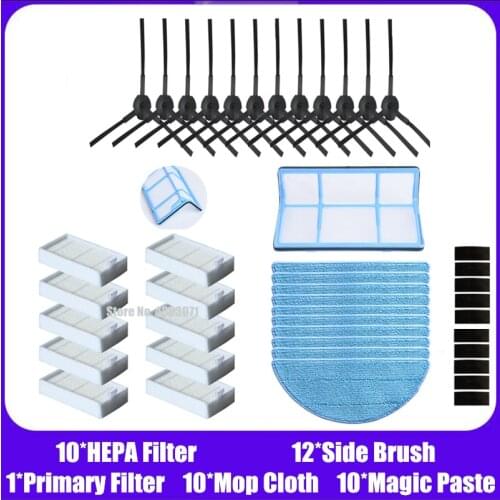 18pcs side brush HEPA Filter accessories for CHUWI ilife v5s v5 x5 ilife V3s v3s pro v3l v5s pro v50 robot vacuum cleaner parts